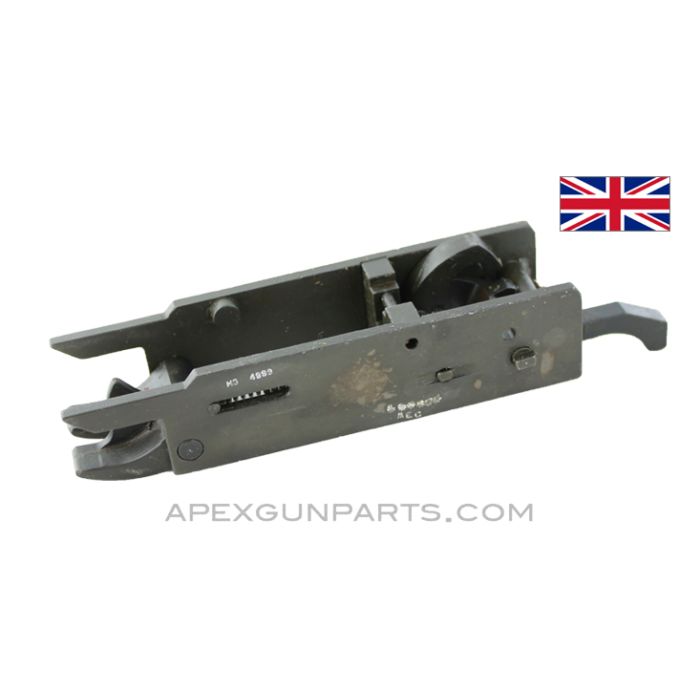 Browning 1919A4 / L3 Lock Frame Assembly for Open Bolt MG, Fabricated, British, 30-06 *Good* 