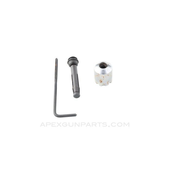 AK Headless Case Extractor, Blank Firing Cap and Gas Port Reamer Tool, *Good*