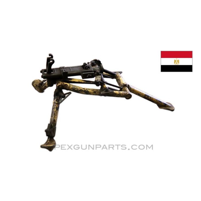 Alfa M44 MG Tripod, Tan Painted, Egyptian Marked, Complete, *Fair* 