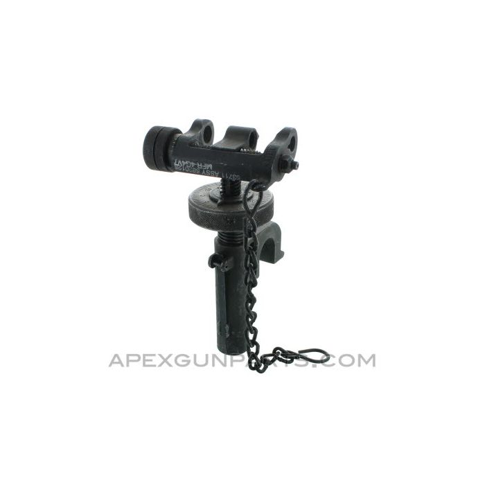 T&E Mechanism, Fits M3 Tripod & M2 .50 Browning, No Pin or Lock Lever, *Good to Very Good*, Sold *As Is*