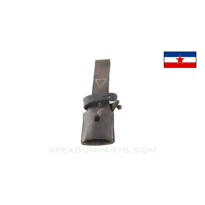 Mauser Bayonet Frog, Leather, Yugoslavian *Good*