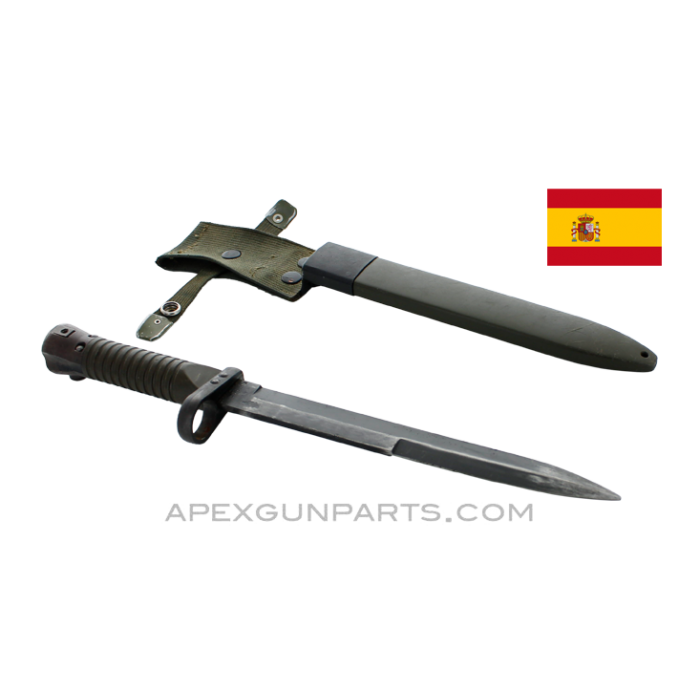 CETME Model L Bayonet with Scabbard, *Fair* 