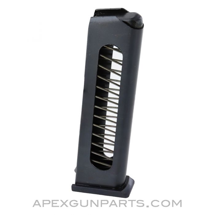 Makarov Pistol Magazine, 8rd, w/ Hump, Blued, 9X18 Makarov *NEW*
