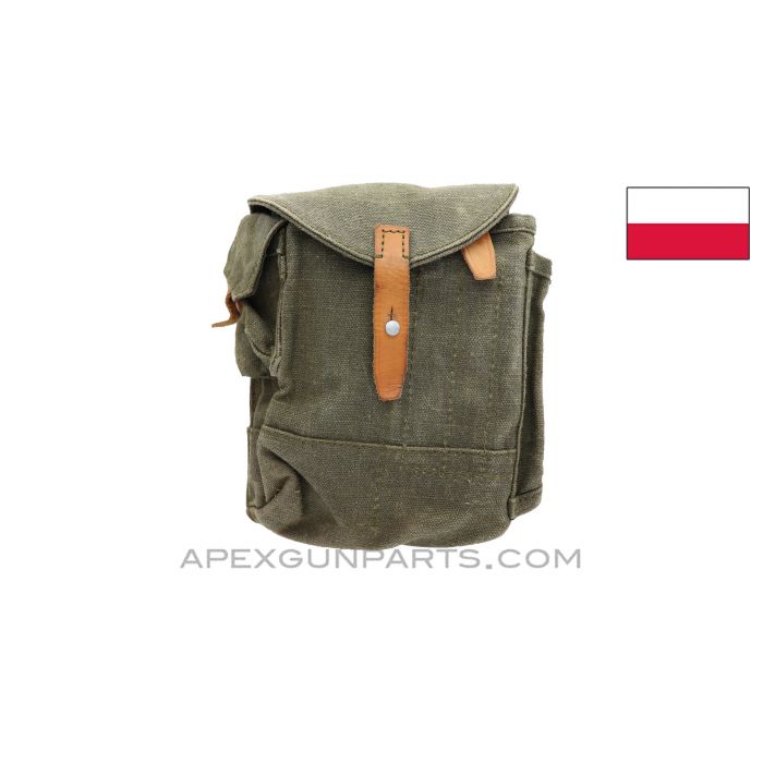 Polish Tantal wz.88 / AK-74 Four Magazine Divided Pouch *Very Good*