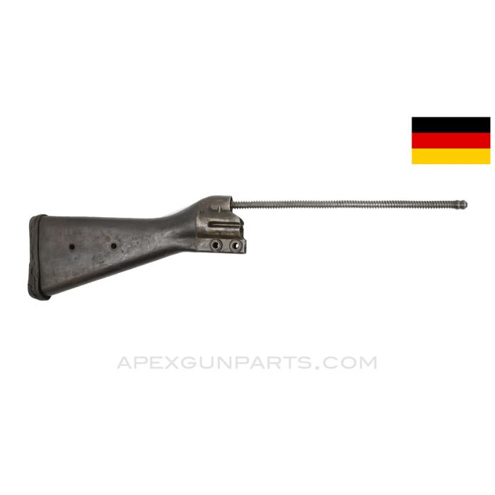 Pre-G3 / M/61 Buttstock Assembly, Wood, w/ Rubber Buttpad, *Fair*