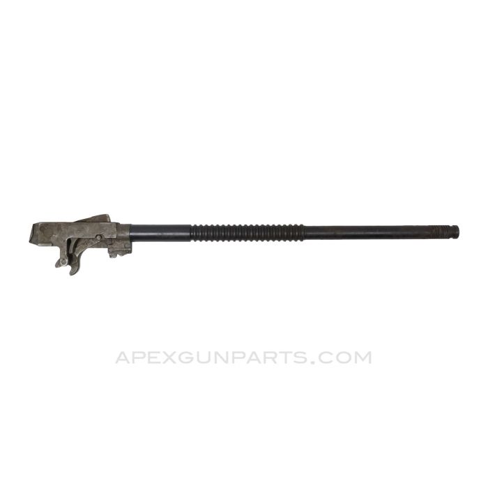 Madsen LMG Barrel, w/ Barrel Extension Assembly and Bolt, w/ Half length Cooling Fins, 23.25", 7.92x57 *Good* 