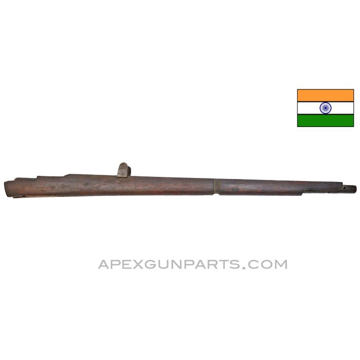 Enfield #1 Single Loader Forearm, Wood, Stripped, Indian RFI *Fair* 