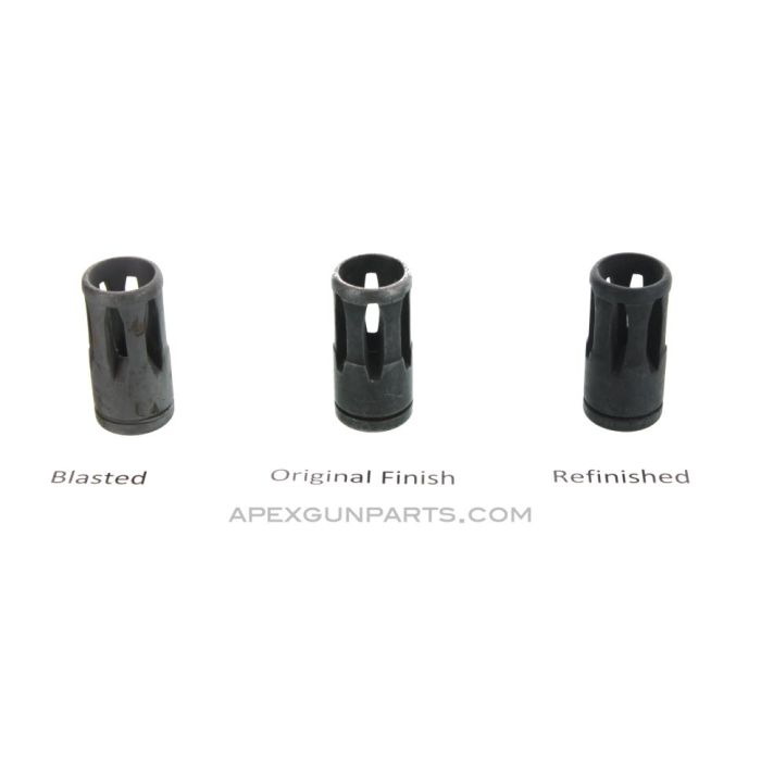 Galil AR/ ARM/ SAR Birdcage Flash Hider, Type 1 w/Short Recessed Cut, .223/5.56mm, Multiple Finish Options Available 