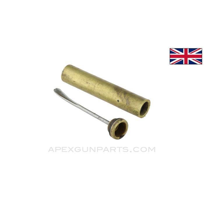 Enfield Rifle MK4 Brass Oiler w / Recessed Cap *Good*