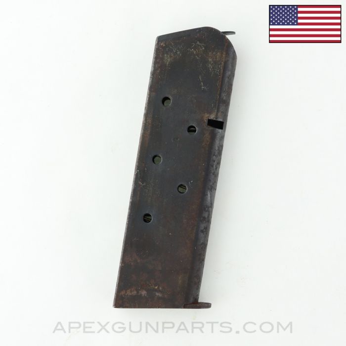 Colt 1911 Magazine, 7rd, Follower Style May Vary, .45 Auto, *Fair*