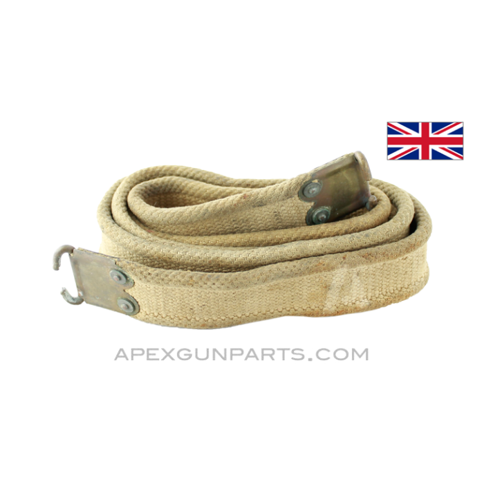 Enfield Web Sling, 48", Khaki Tan Canvas, *Good* 