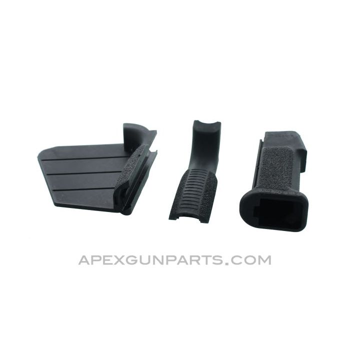 Featureless AR-15 Pistol Grip w/Changeable Fin & Backstrap, CA Compliant, *NEW*