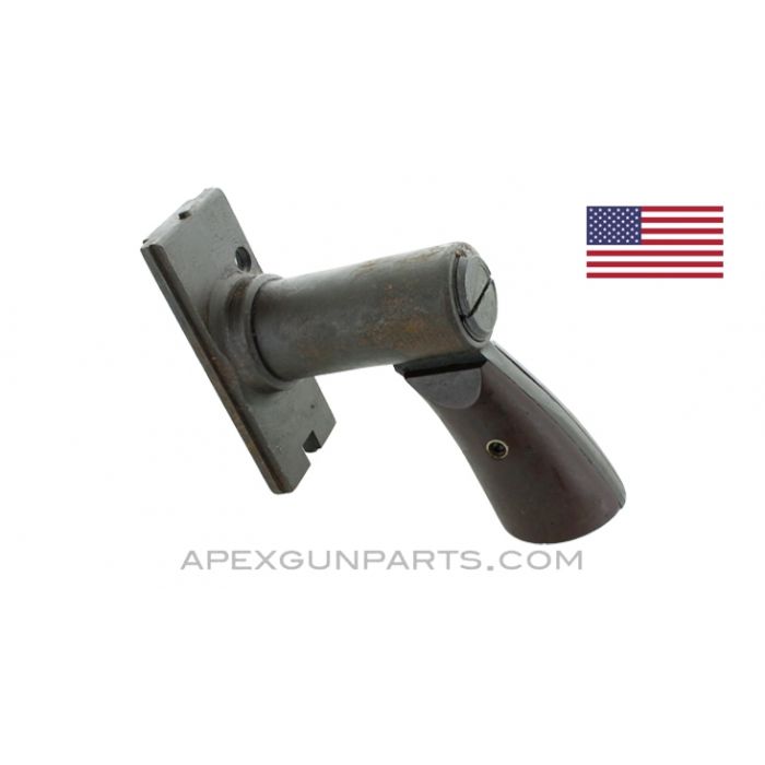 Browning 1917A1 Back Plate Assembly, Two Piece Brown Synthetic Grips, *Good* 