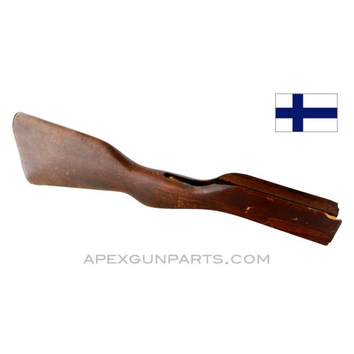 Suomi M31 Buttstock, Wood, w/ Sling Swivel & Buttplate, *Good* 