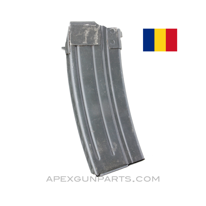 AK  WASR-3 / SAR-3 Magazine, 30rd Steel, Romanian, 5.56 NATO / .223, *Very Good* 