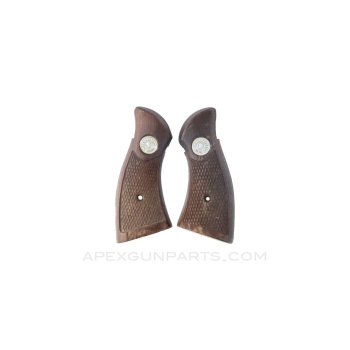 Taurus 80 Grips, Factory Wood, .38 *Good*