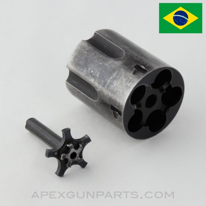 Rossi Revolver Cylinder, w/ Ratchet, .38 Special *Good*