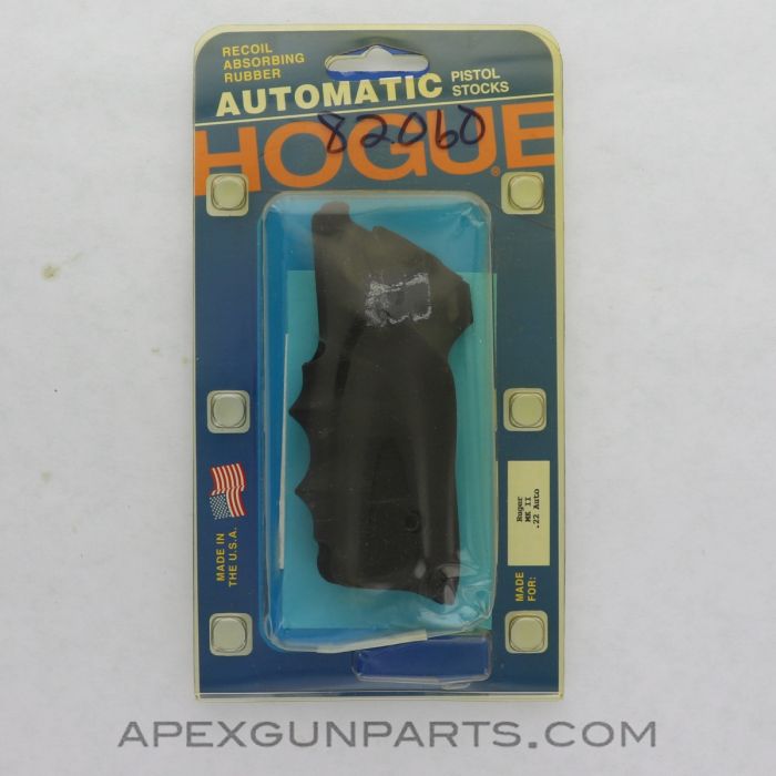 Hogue Grips, w/ Finger Grooves, Ruger MKII .22 Auto, 82060 *NEW*