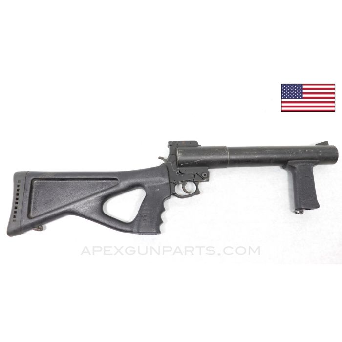 Defense Technology Model 1315 37mm Launcher, Polymer Stock, Forward Grip, Steel Frame, Black *Good*
