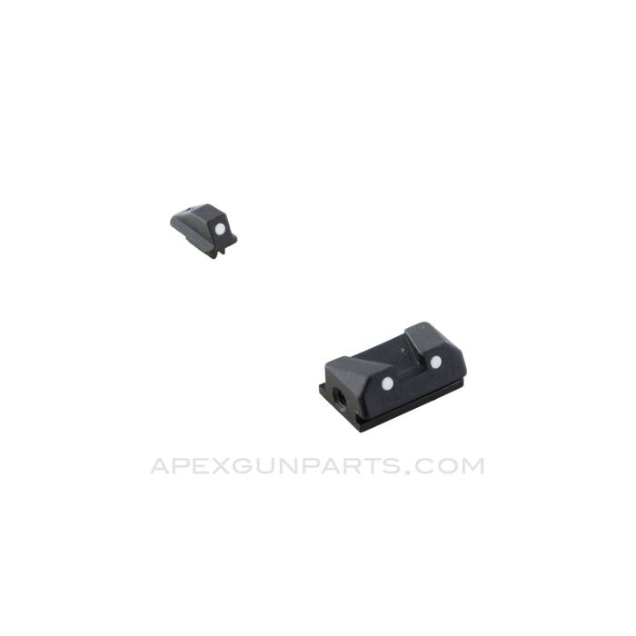 Pistol Front & Rear Pistol Sight Replacement Set, US Made *NEW*