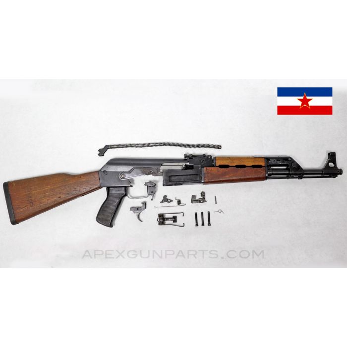 Yugoslavian M64 Fixed Stock Parts Set with Original Populated Barrel, 7.62x39 *Good* 