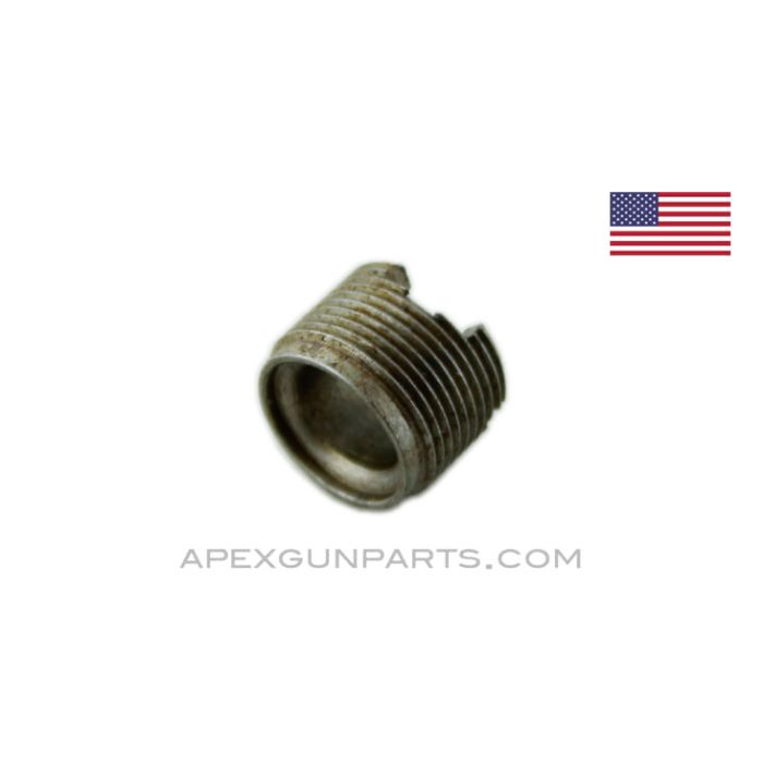 M1 / M2 Carbine Gas Piston Nut, In The White, Type 2 *Good* 