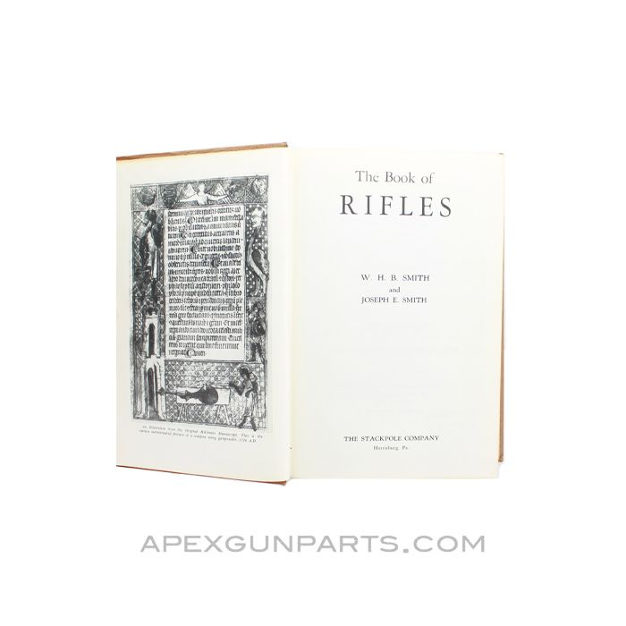The Book Of Rifles, W.H.B. Smith, 1963, Hardcover, *Good*