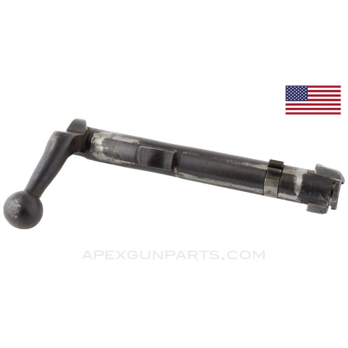 Springfield 1903 / 1903A3 Bolt Body with Extractor Collar, Stripped "R" Marked, Large Port, Parkerized *Good*
