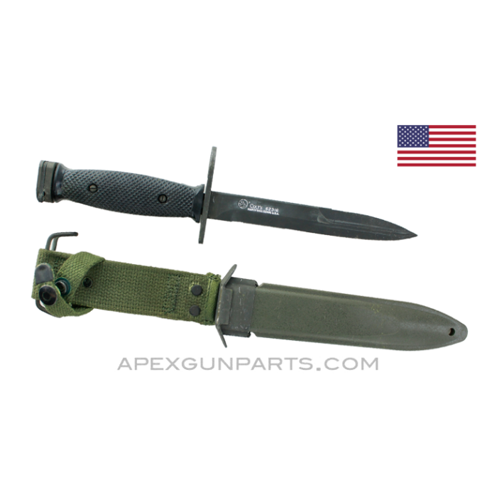 Colt M7 (M16) Bayonet with US M8A1 Scabbard, *Very Good*