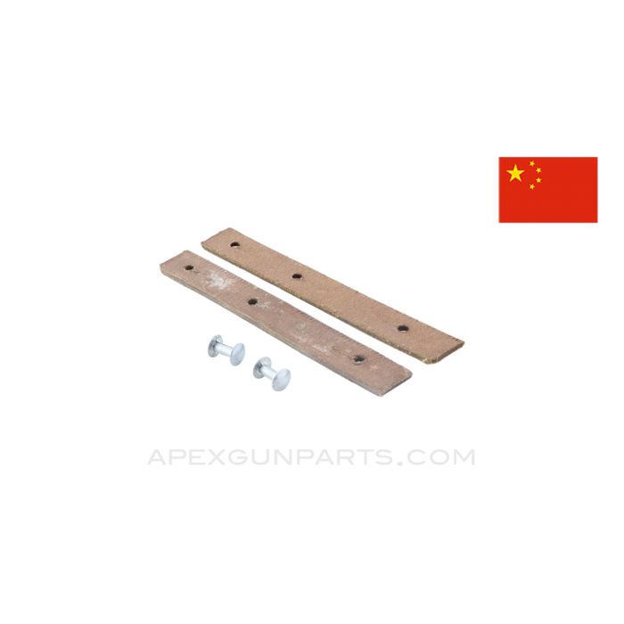 Chinese SKS Sling Tab with Button, Set of 2 *NOS*