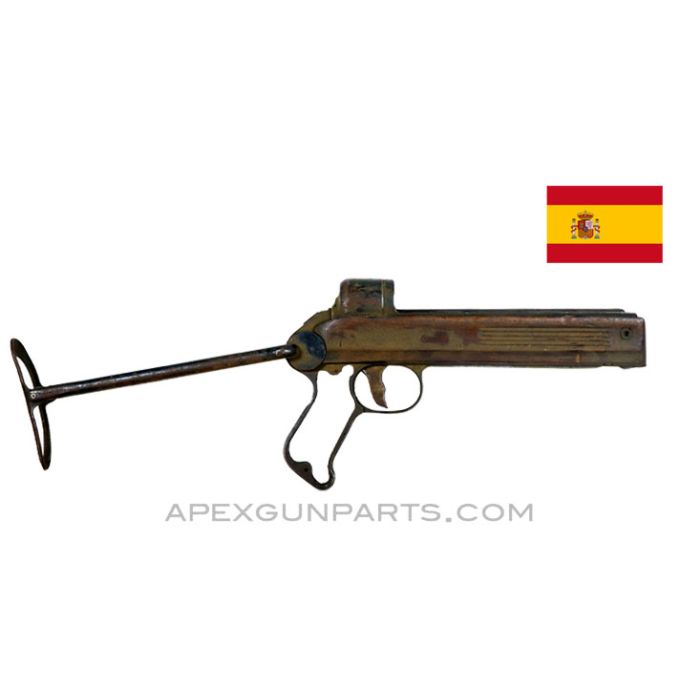 STAR Z-45 SMG Lower Assembly, 9x23 Largo, No Grip Panels, *Fair* 