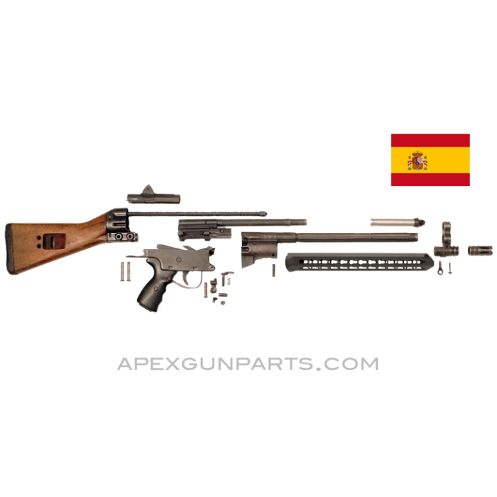 CETME Model C Parts Kit 7.62X51 NATO, with *New* KeyMod Tri-Rail Handguard, *Good*