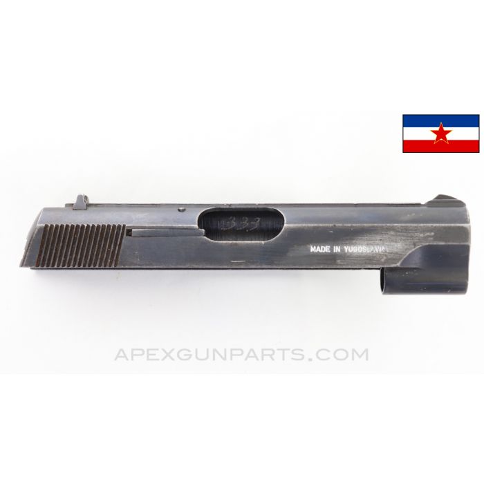 Yugoslavian M67 Pistol Slide Assembly, 9mm Kratak (.380ACP) *Good*