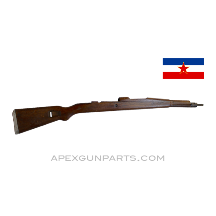 Yugoslavian M48 Mauser Stock, 37.5", With 1.75" Bayonet Stud, *Good*