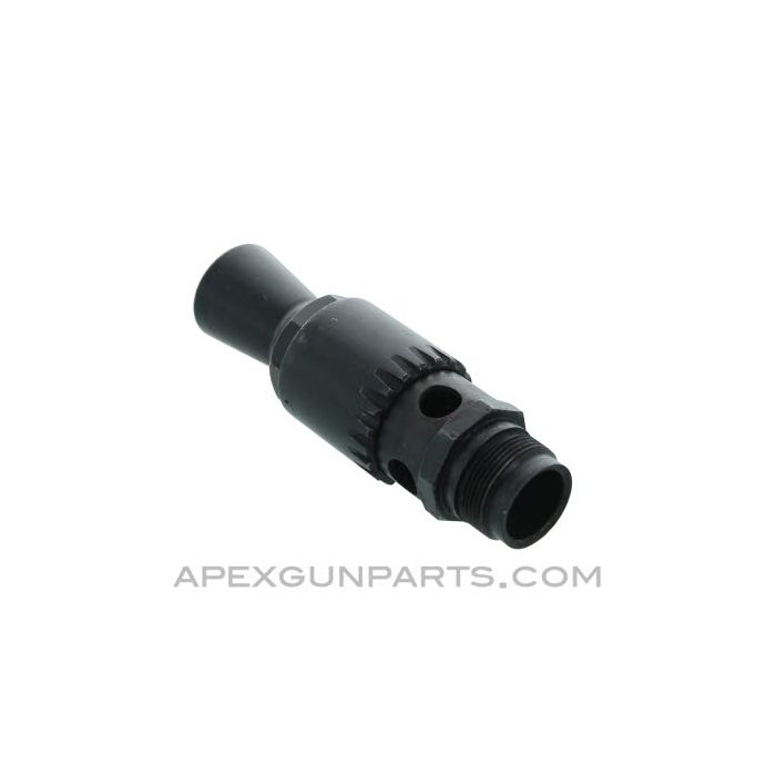 German WWII MG-34 Flash Hider / Booster, Blued, *Good to Very Good* 
