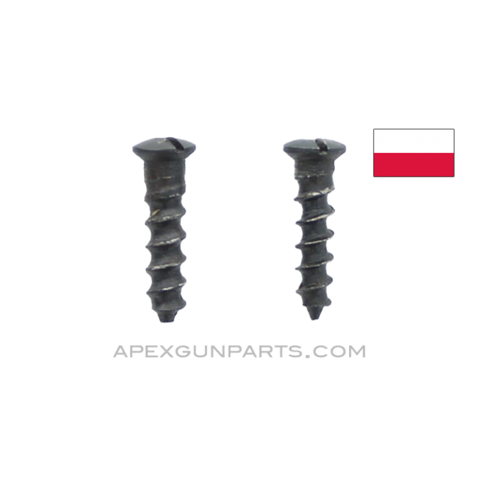 Polish AK-47 Buttstock Screws, Set of 2, *Good* 