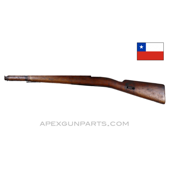 Chilean Mauser 1895 Carbine Stock, 33.75", Partially Stripped, *Good* 
