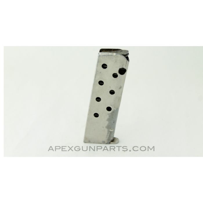 French Pistol Magazine, Unknown, 3.75" Body, "BE" Marked, .32 ACP *Good* Sold *As Is*