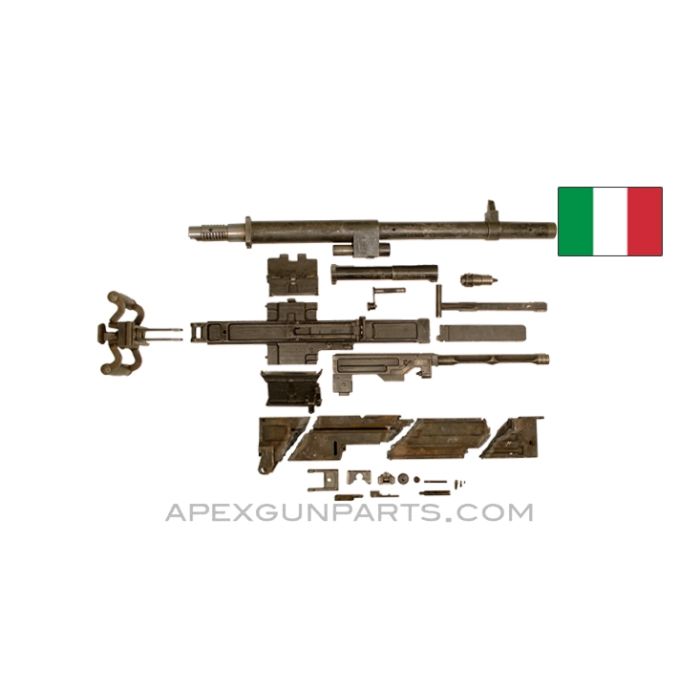 Breda M37 LMG Parts Kit with Cut Receiver Pieces & Demilled Barrel, 8X59mm, *Good* 