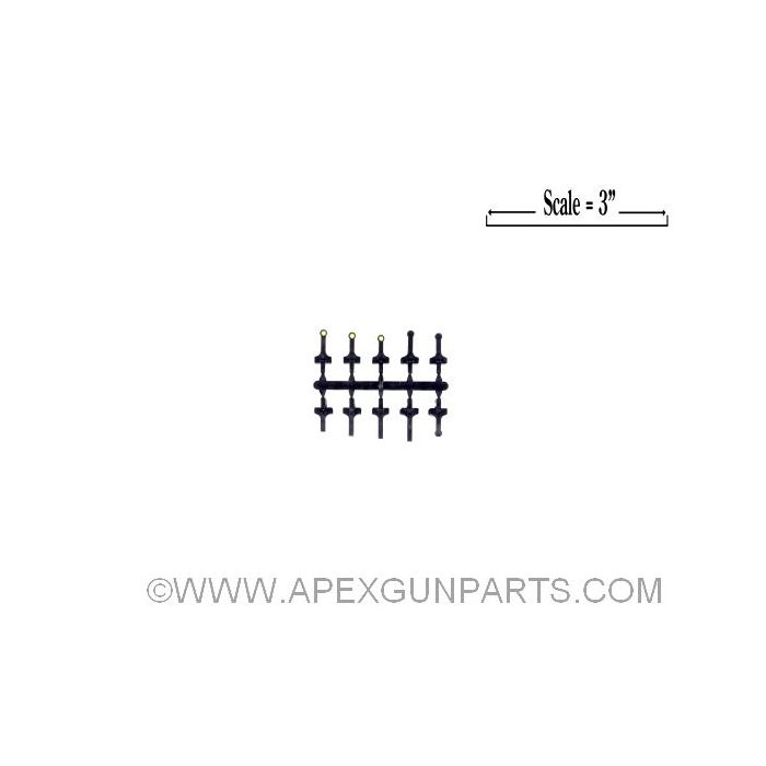 German GSG-522 .22 10 Piece Set of Front Sight Posts, NEW