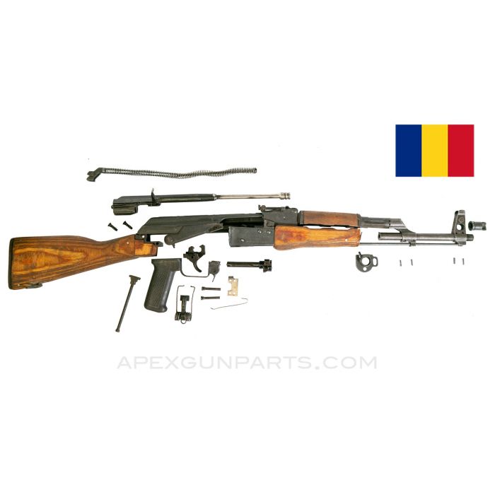 Romanian AKM / AK-47 Parts Kit, Wood Stock Set, 7.62x39 *Very Good* ONE-OFF