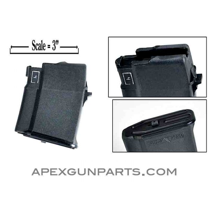 Saiga 10rd Polymer Magazine, 5.56X45/.223, Russian