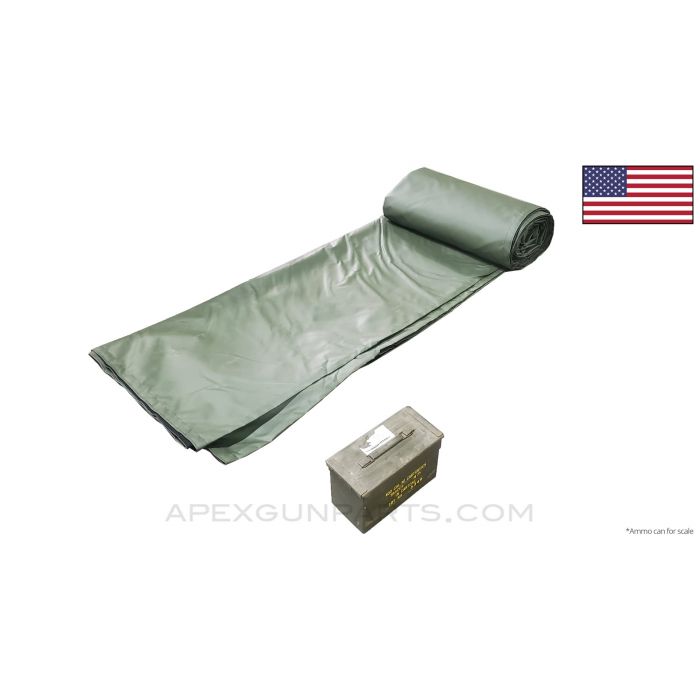 Mobile Structure Ground Cover, Model 305, OD Green, Approximately 18' X 25' *Excellent*