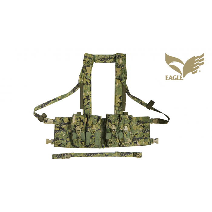 Eagle Industries Split Chest Rig, V.2 MPCR Vest 5A2, AOR2 Camo, *Excellent*