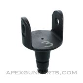 US M3 Tapered Pintle, For M2 & M3 Tripod, No Cross Bolt, 2 Ring, Fits Browning .30 & .50 Cal. Guns, *Good*