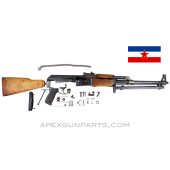 Yugoslavian M72B1 (RPK) Parts Set w/Original 21" Populated Barrel, 7.62x39, *Good* 