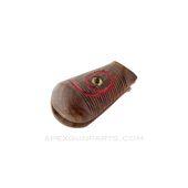 Mauser C96 "Broomhandle" Pistol Grips, Red 9, Early Bolo w/Step in Frame, 20 Grip Lines, Wood *NEW Production*