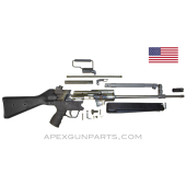 C93 Rifle Parts Kit, Semi-Auto Trigger Pack w/ US Made 16" Barrel, Black Stock, .223 / 5.56, *Good* 
