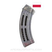 Polish Cutaway AK-47 Magazine 30rd 7.62x39, *Good*