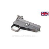 STEN MK 2 Fire Control Housing, Limited Style w/o Tabs, Stripped, Saw Cut *Good*
